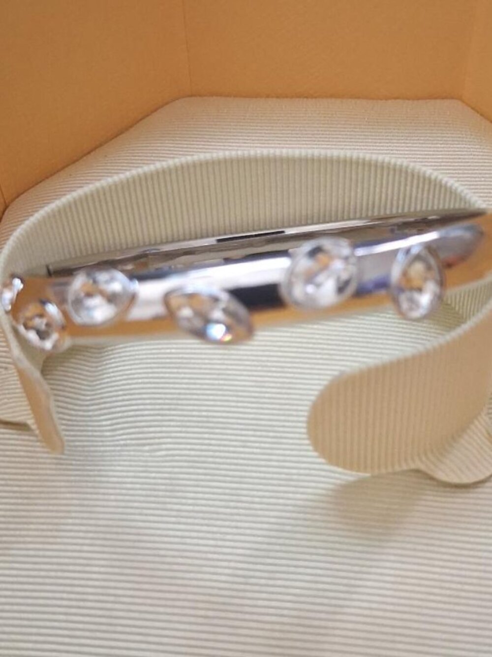 Swarovski Dextera Rhodium-Plated Mixed Metal Cystal Bracelet